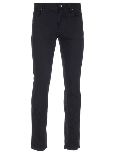 Shop Fendi Men's Black Cotton Jeans