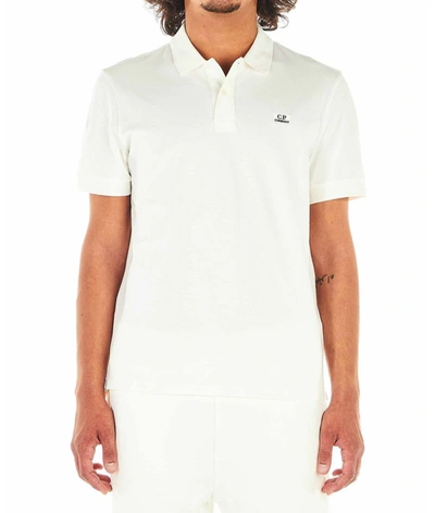 Shop C.p. Company Cp Company Men's White Polo Shirt