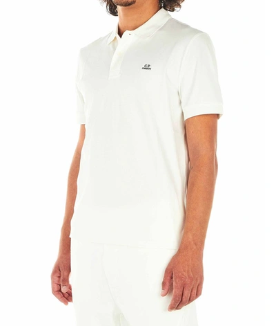 Shop C.p. Company Cp Company Men's White Polo Shirt