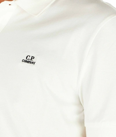 Shop C.p. Company Cp Company Men's White Polo Shirt