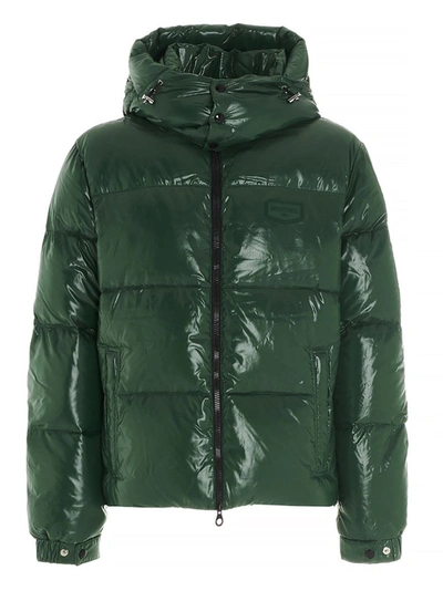 Shop Duvetica Men's Green Jacket