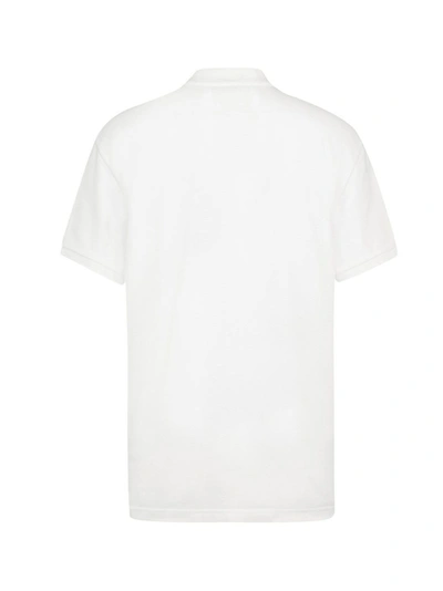 Shop Moschino Men's White Polo Shirt