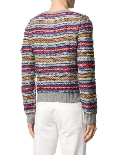Shop Maison Margiela Men's Multicolor Wool Sweater