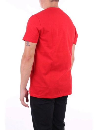 Shop Etro Men's Red Cotton T-shirt