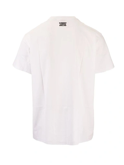 Shop Burberry Men's White T-shirt