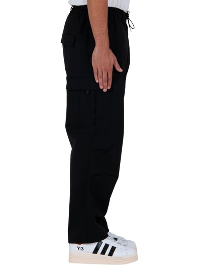 Shop Adidas Y-3 Yohji Yamamoto Men's Black Polyester Pants