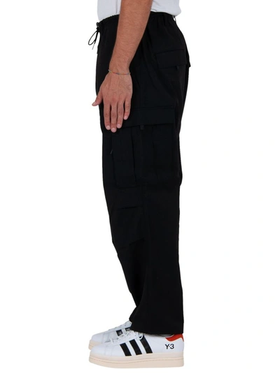 Shop Adidas Y-3 Yohji Yamamoto Men's Black Polyester Pants