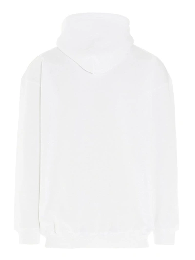 Shop Balenciaga Men's White Cotton Sweatshirt