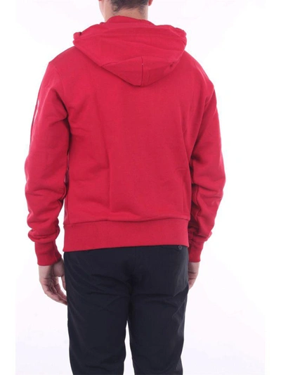 Shop Save The Duck Men's Red Cotton Sweatshirt