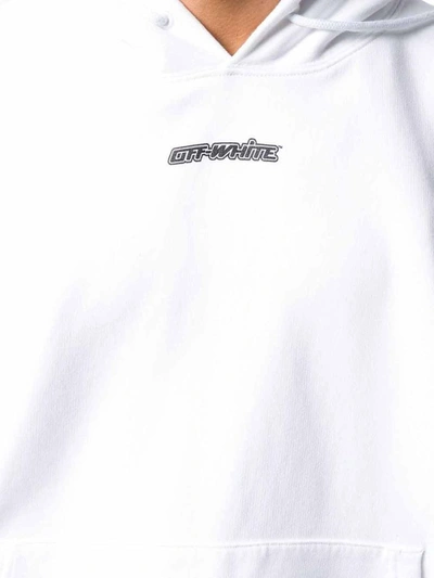 Shop Off-white Men's White Cotton Sweatshirt