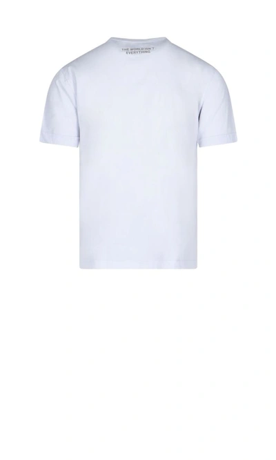Shop Telfar Men's White Cotton T-shirt