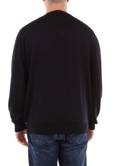 Shop Fedeli Men's Blue Cashmere Sweater