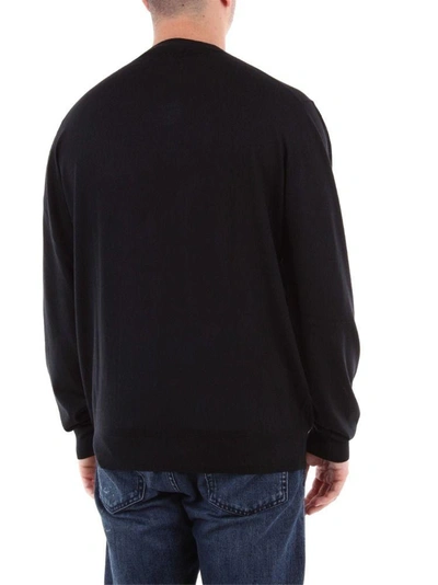 Shop Fedeli Men's Blue Cashmere Sweater