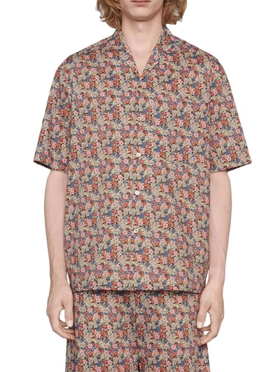 Shop Gucci Men's Multicolor Cotton Shirt