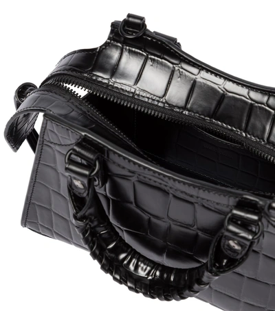 Shop Balenciaga Neo Classic Mini Leather Tote In Black