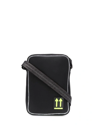 Shop Off-white Small Arrow Logo Messenger Bag In Black