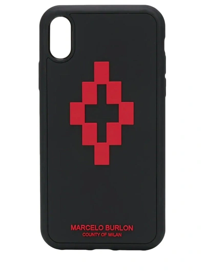 Shop Marcelo Burlon County Of Milan 3d Cross Iphone Xr Case In Black