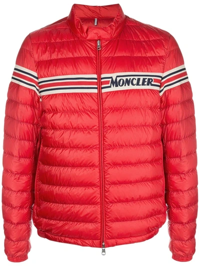 Shop Moncler Renald Jacket In Red