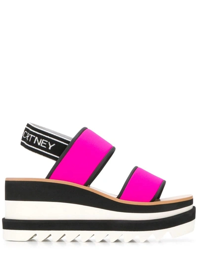 Shop Stella Mccartney Sneak Elyse Sandal In Pink