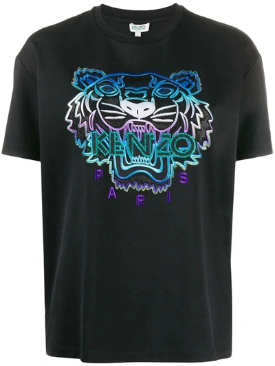 Shop Kenzo Holiday Capsule Tiger Oversized T-shirt In Black