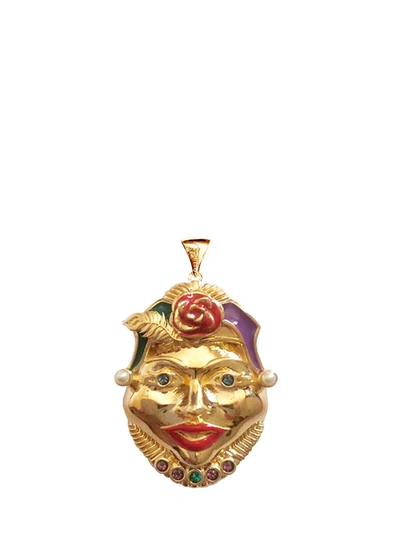 Shop Acchitto Jolly Moor Charm In Gold