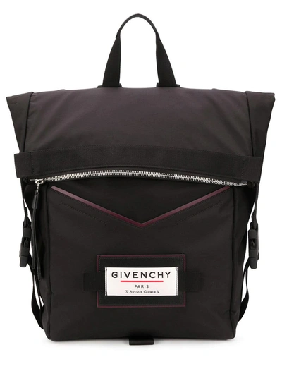 Shop Givenchy Downtown Nylon Backpack In Black