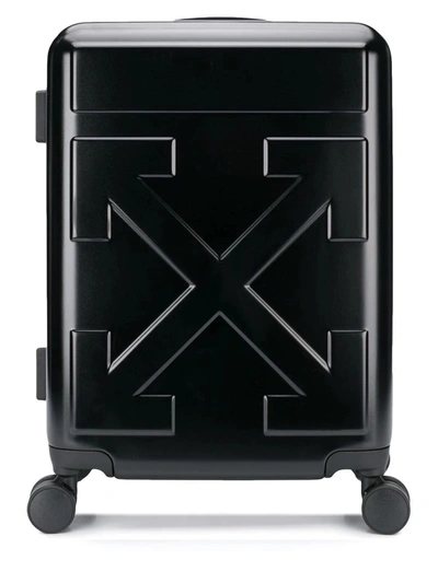 Shop Off-white Arrows For Travel Suitcase In Black