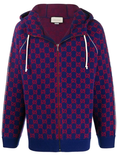 Shop Gucci Gg Wool Bomber Jacket In Mutlicolor