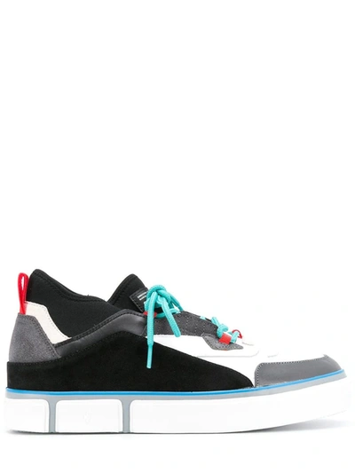 Shop Marcelo Burlon County Of Milan Vulcanized Panelled Sneakers In Multicolor