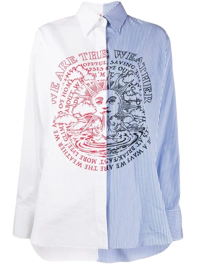 Shop Stella Mccartney We Are The Weather Shirt In Mutlicolor