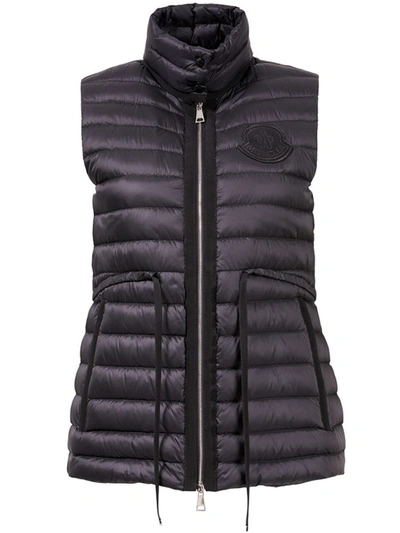 Moncler Azur Lightweight Down Puffer Vest In Black | ModeSens