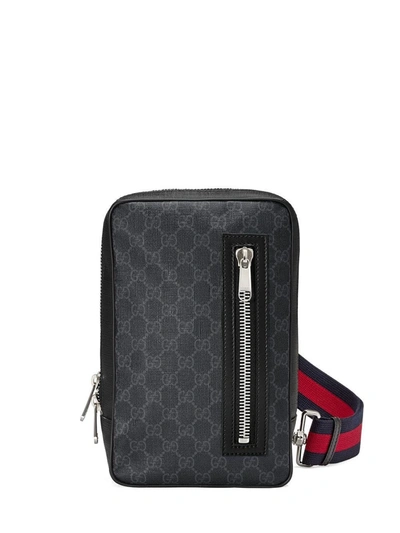 Shop Gucci Gg Belt Bag In Black