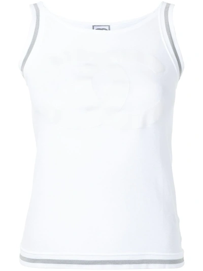 Pre-owned Chanel 2006 Sports Cc Tank Top In White