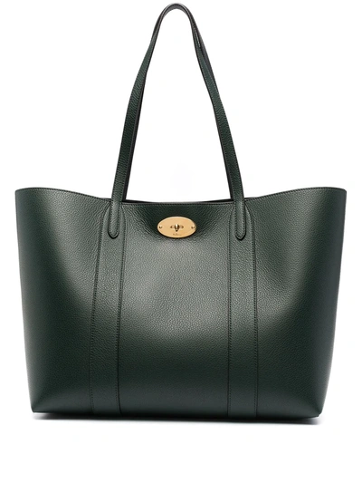Shop Mulberry Small Bayswater Tote Bag In Green