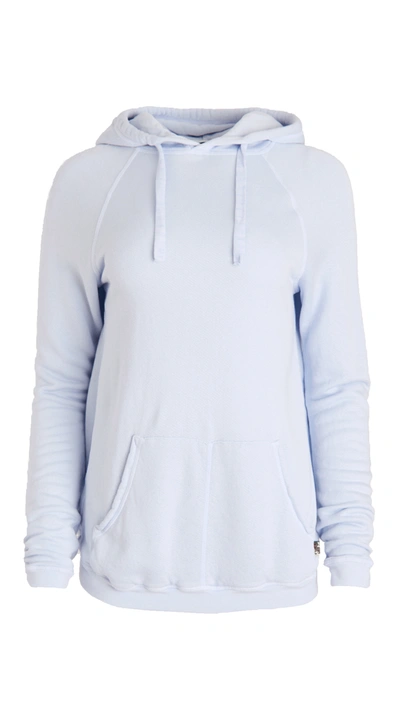Shop Freecity Super Bleachout Sun Pullover Hoodie In Ice Waters