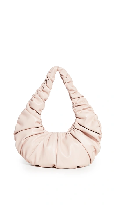 Shop Nanushka Anja Baguette Bag In Pale Pink
