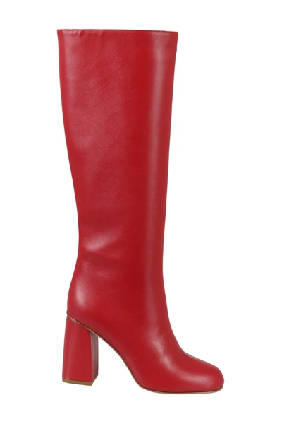 Shop Red Valentino Boots In Z Rosso