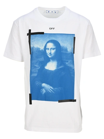 Shop Off-white Off White Mona Lisa Graphic Print T-shirt