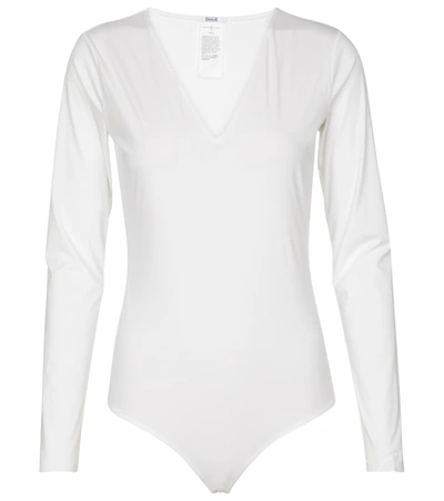 Shop Wolford Vermont Bodysuit In White