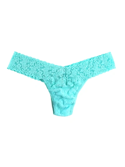 Shop Hanky Panky Xoxo Boxed Lace Thong In Thank You