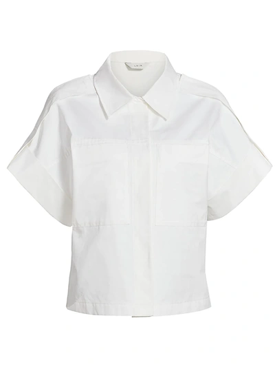 Shop Lvir Women's Pleasant Utility Wide Capra Shirt In White