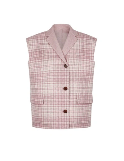 Shop Alicia Audrey The Gilet Pink Check