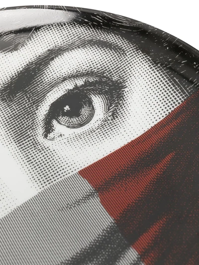 Fornasetti United With The World Wall Plate In Black