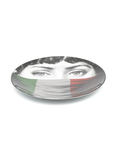 Fornasetti United With The World Wall Plate In Black