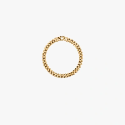 Shop Adina Reyter 14k Yellow Gold Diamond Cut Chunky Chain Bracelet