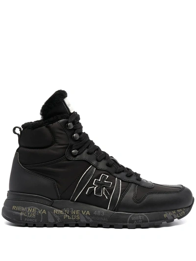 Shop Premiata Jeff 5076 High-top Sneakers In Black