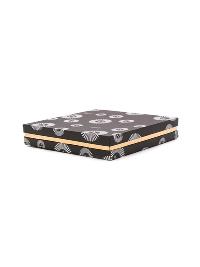 Fornasetti Face Print Plate In Black