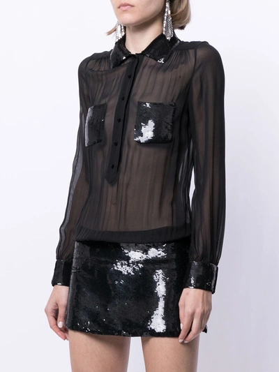 Louis Vuitton - Black Leather Mini Dress