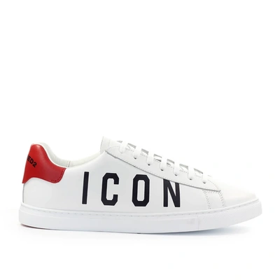Shop Dsquared2 New Tennis White Red Sneaker