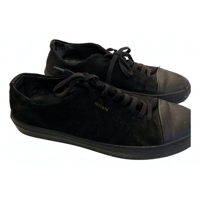 Pre-owned Axel Arigato Low Trainers In Black